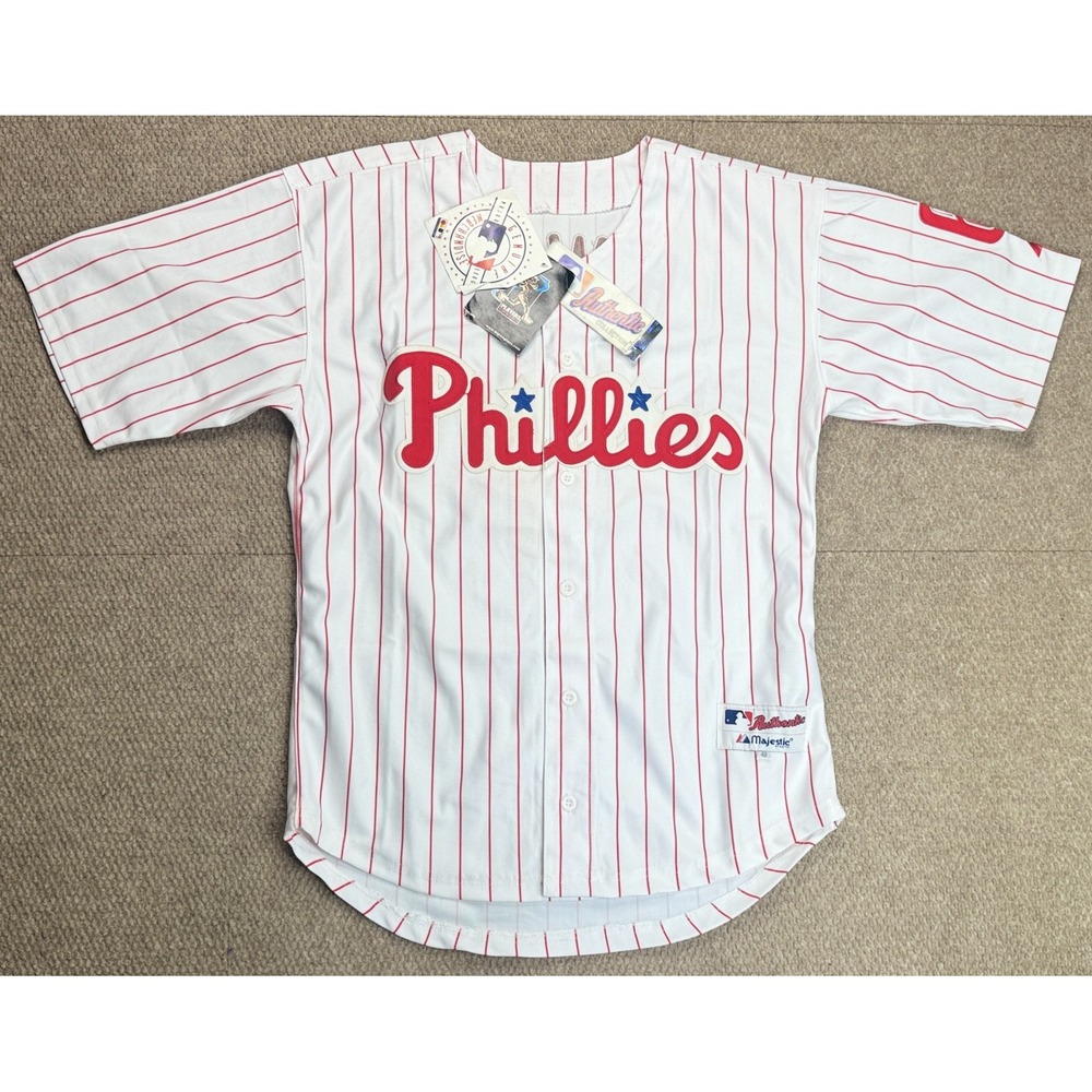 Majestic MLB Philadelphia Phillies #6 Ryan Howard Baseball Jersey Size 48
